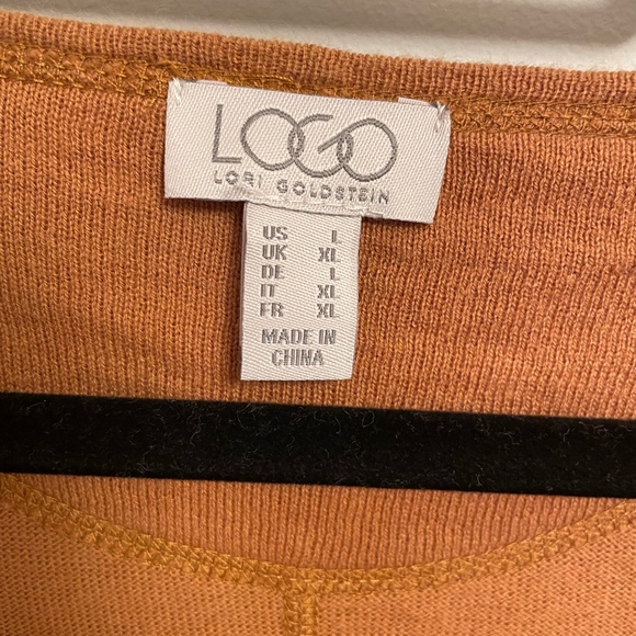 LOGO by Lori Goldstein Oversized Top Size L - Picture 2 of 4
